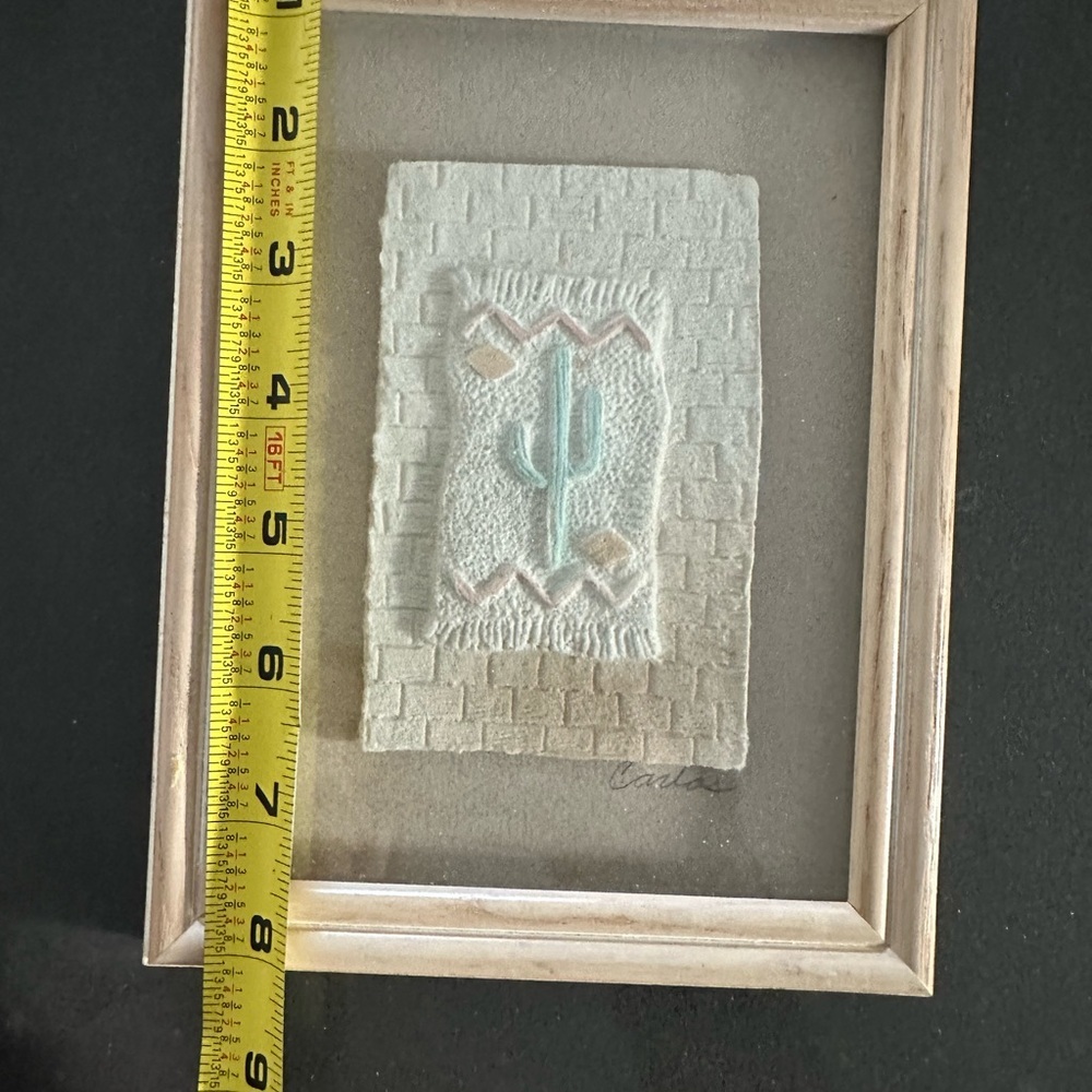 Vintage Southwestern Cactus Art - Picture 3 of 3